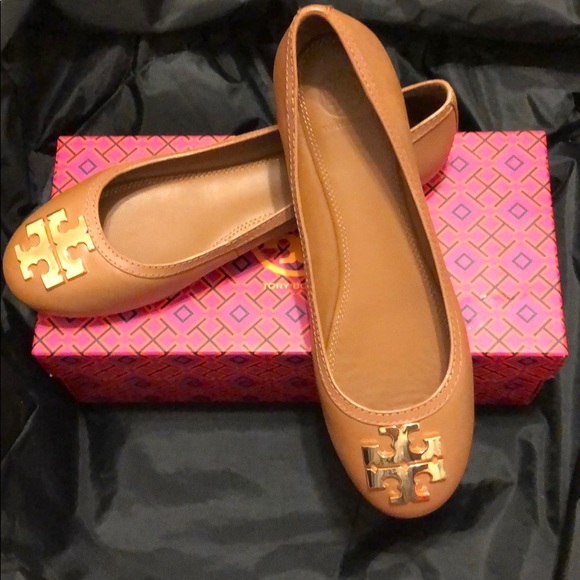 Tory Burch Shoes - TORY BURCH LAURA BALLET FLATS size 10 NWT